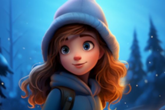 Screenshot showing Alexia's eyes corrected and back to normal after fixing the editing error.