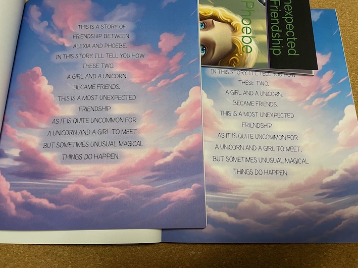 Two images with colorful cloud backgrounds. The first image has vibrant and well-balanced pink to violet hues, while the second lacks contrast, appearing muted.