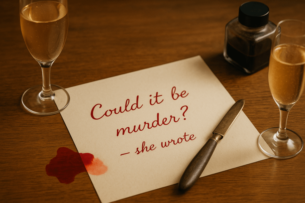 Could it be murder? – she&nbsp;wrote.